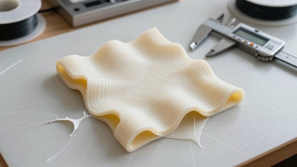 improper adhesion causes warping