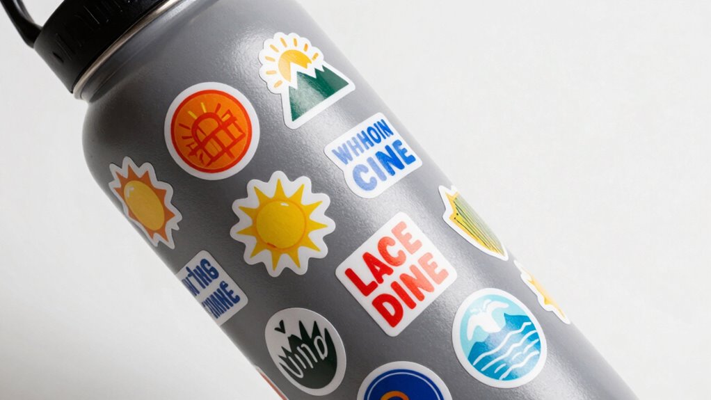 inspirational water bottle stickers