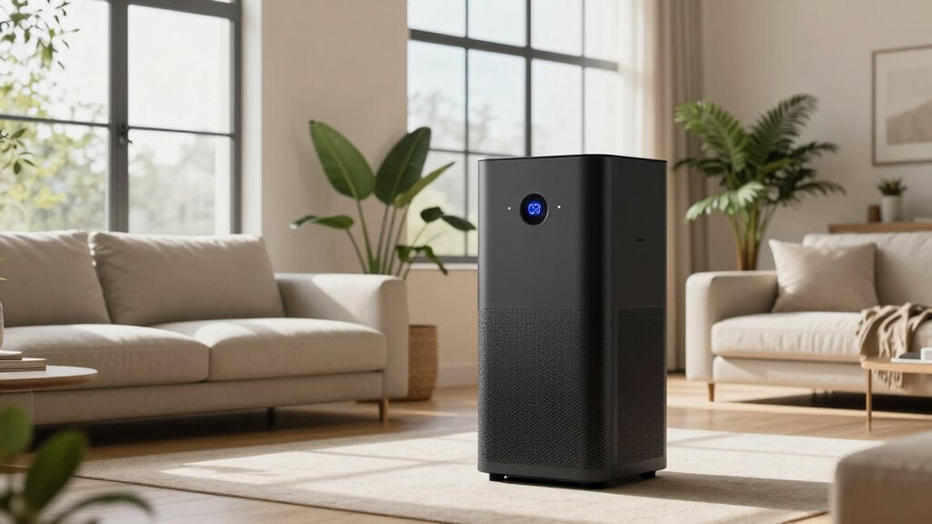 large room air purifier features