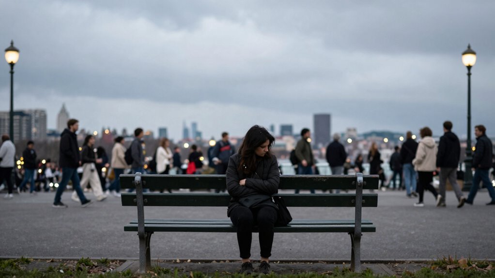 lonely despite being surrounded