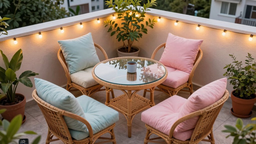 maximize small balcony space