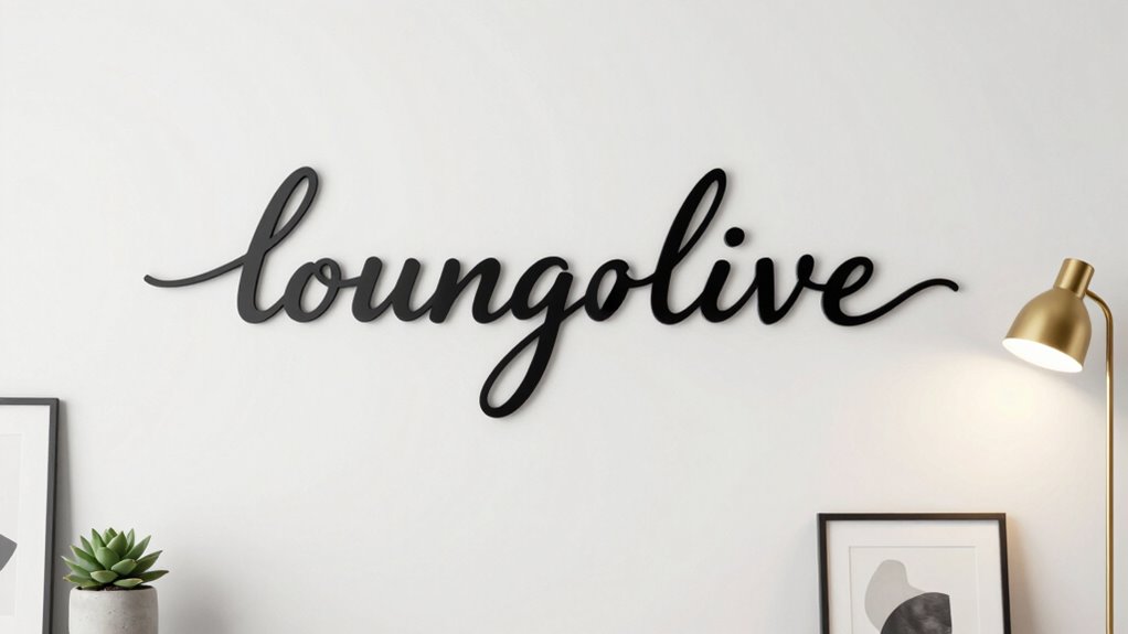 minimalist metal wall art