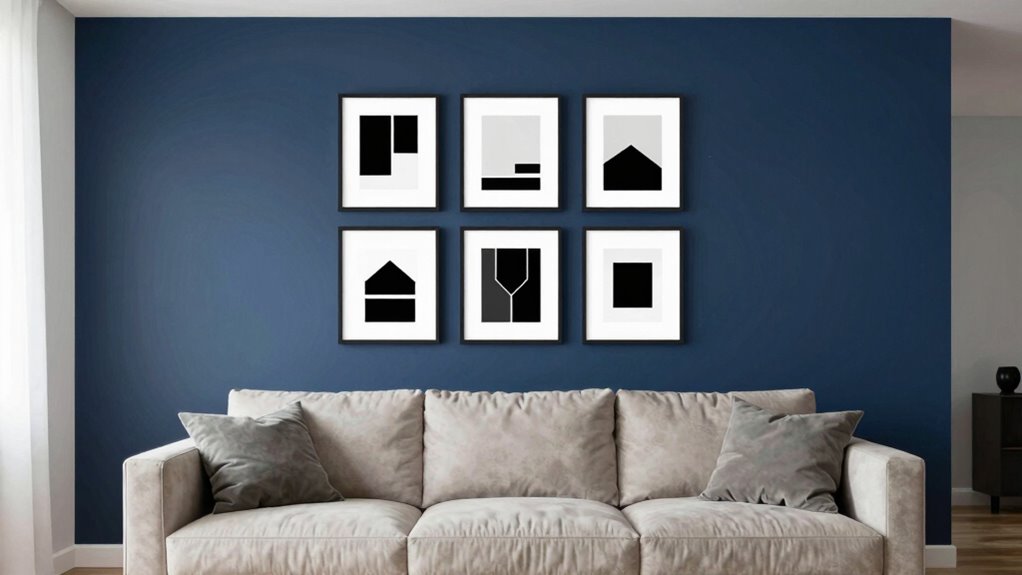 minimalist wall decorating strategy