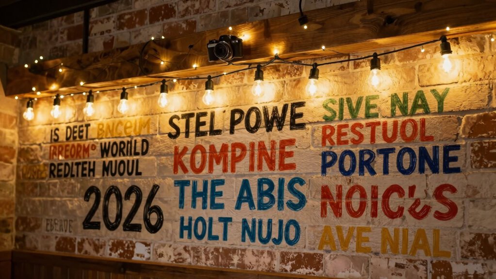 motivational quote string lights