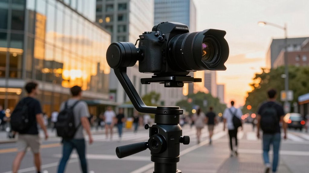 motorized stabilization and sensors