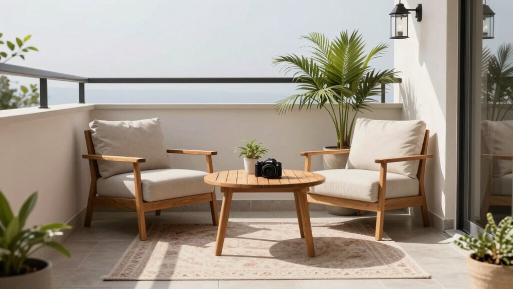 open inviting balcony seating