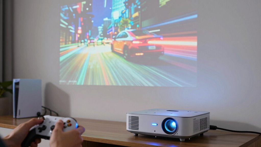 optimize projector setup settings