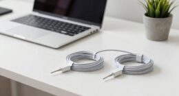 organize cables declutter desk