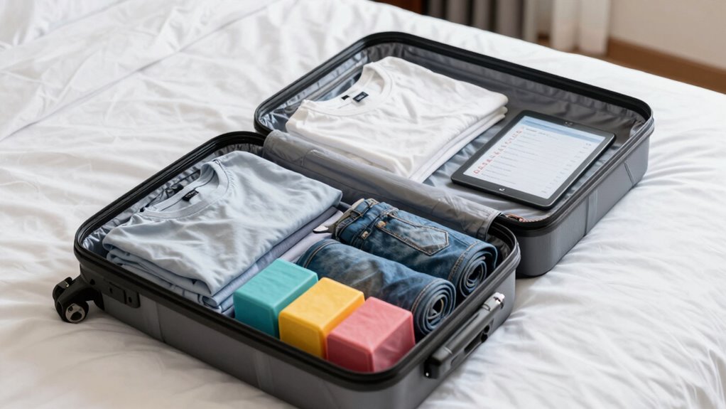 pack light stay organized