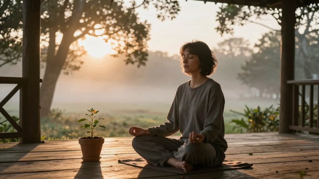 practice mindfulness and journaling