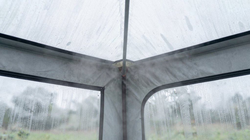 proper breathable tent setup