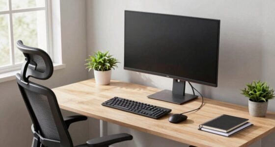 proper desk posture setup