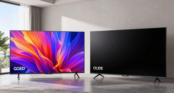 qled vs oled brightness comparison