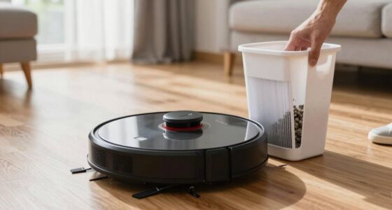 quick robot vacuum cleanup