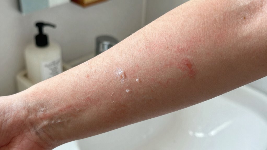 see dermatologist for persistent dry skin