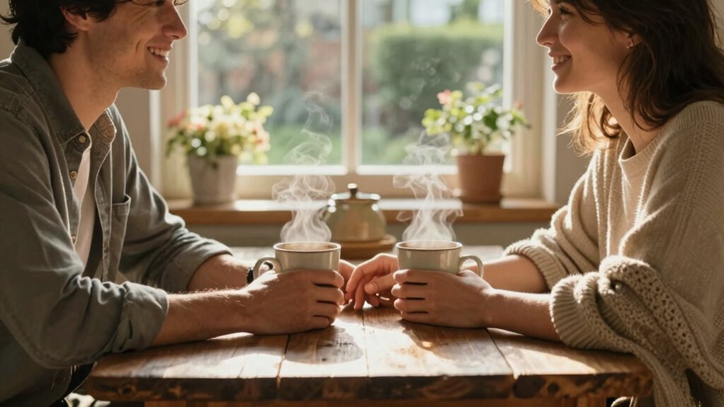 shared morning coffee rituals