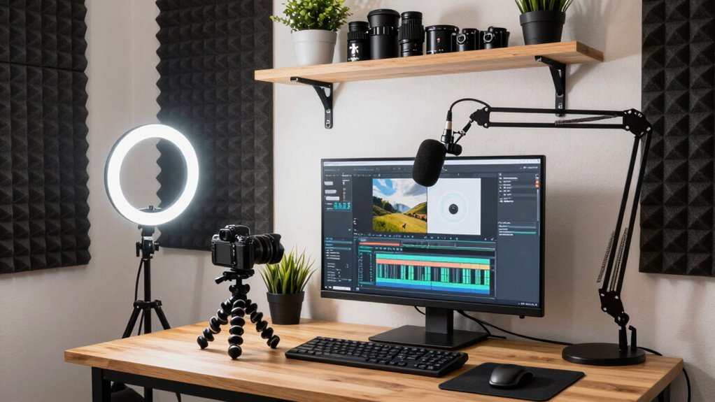 small room content studio