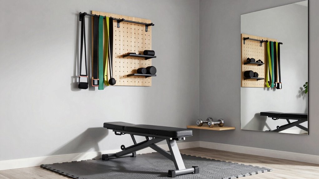 space saving multifunctional gym equipment
