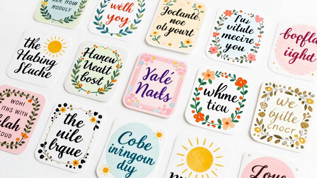 sticker selection considerations