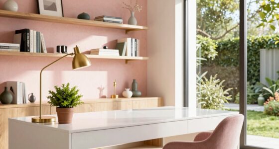 stylish functional home workspace