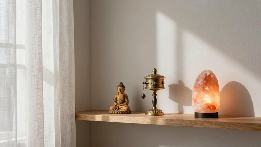 subtle spiritual symbol display