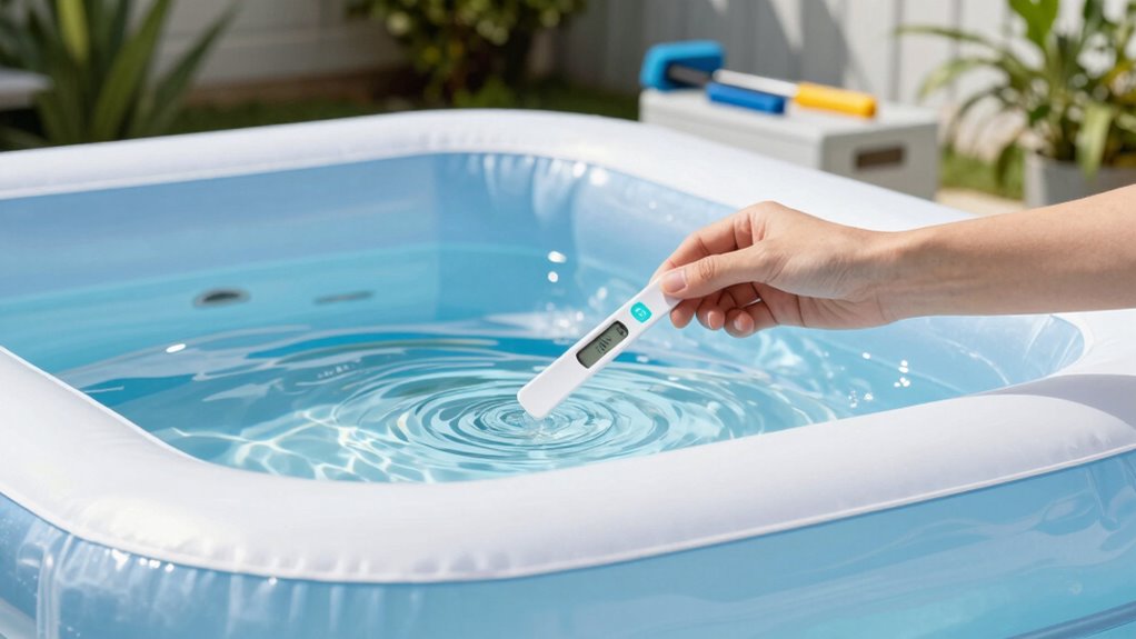 test balance maintain water