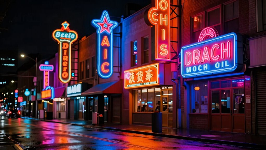 timeless neon quote selection