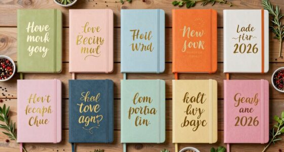 top 15 inspirational recipe journals