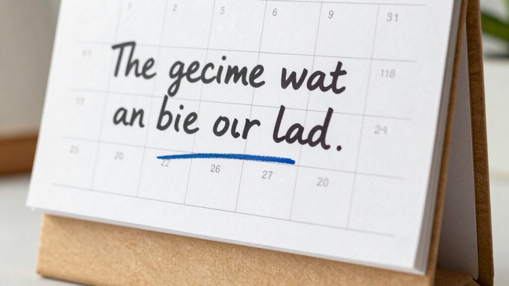 top desk quote calendars