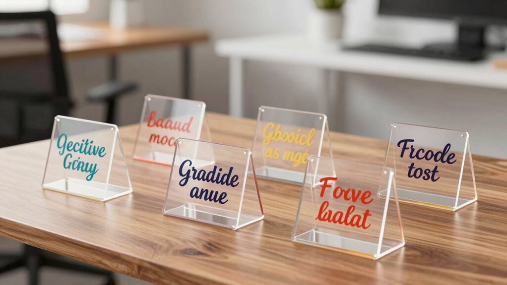 top gratitude affirmation desk tents