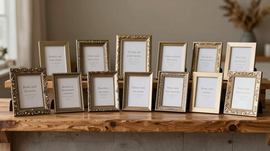 top love quote frames