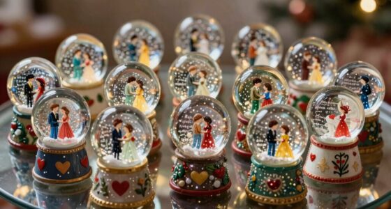 top love quote snow globes