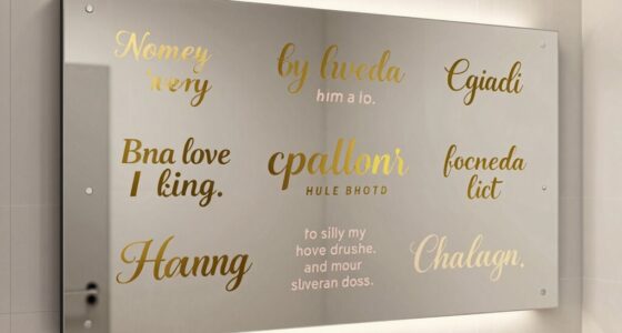 top mirror quote stickers