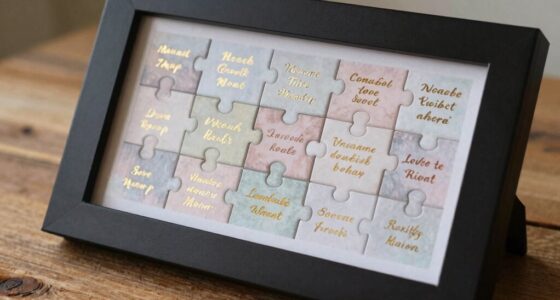 top romantic puzzle frame collection