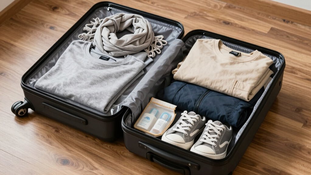 versatile clothing minimizes luggage