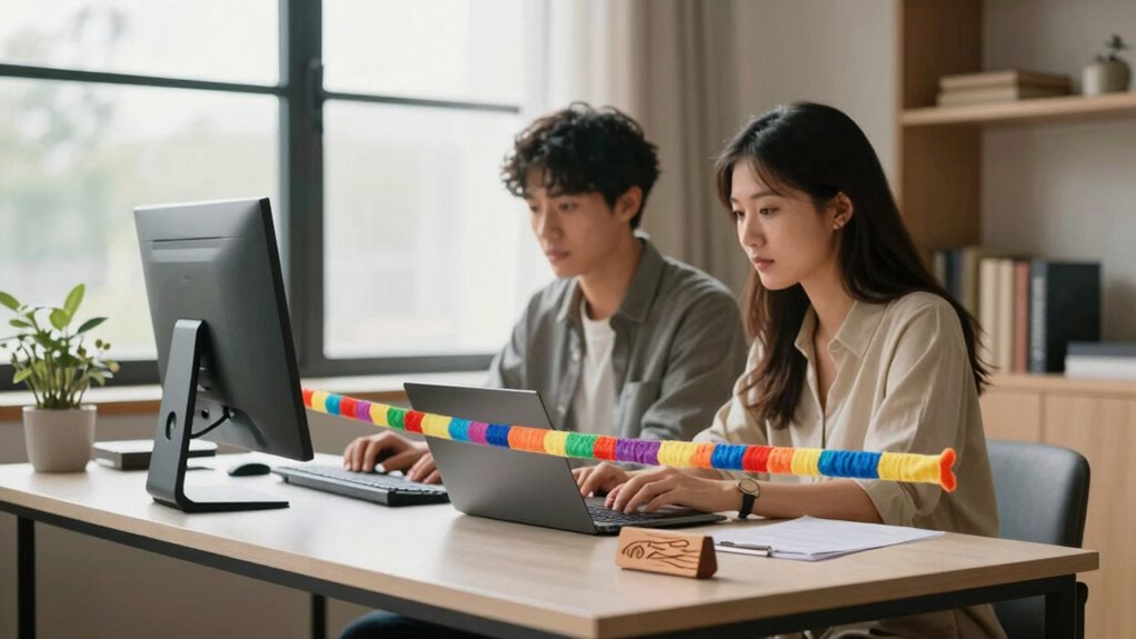 visual cues enforce boundaries