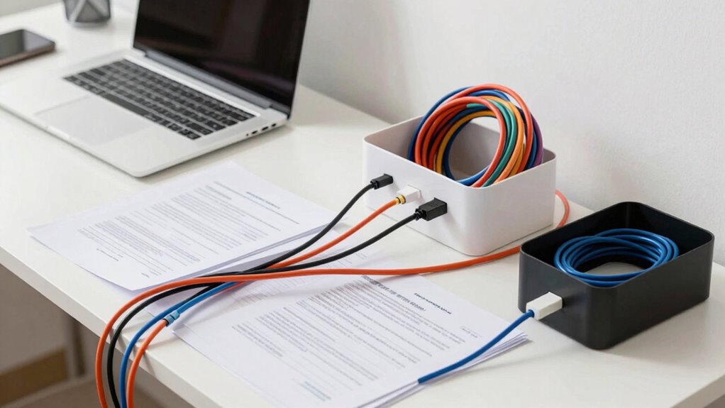 workspace cable organization assessment