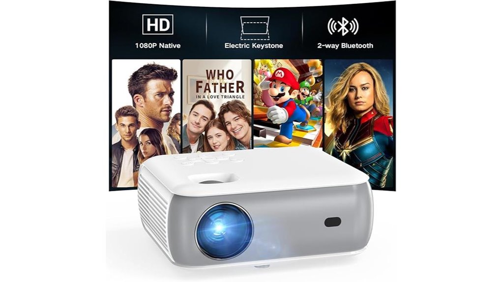 1080p bluetooth projector