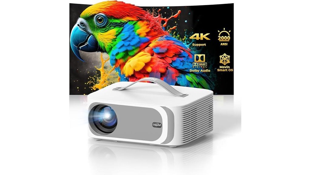 4k outdoor projector