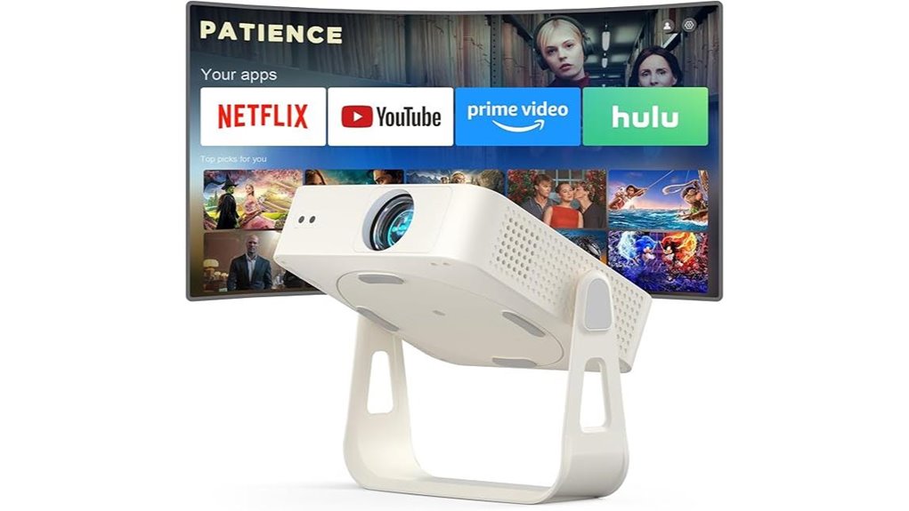 4k wireless mini projector