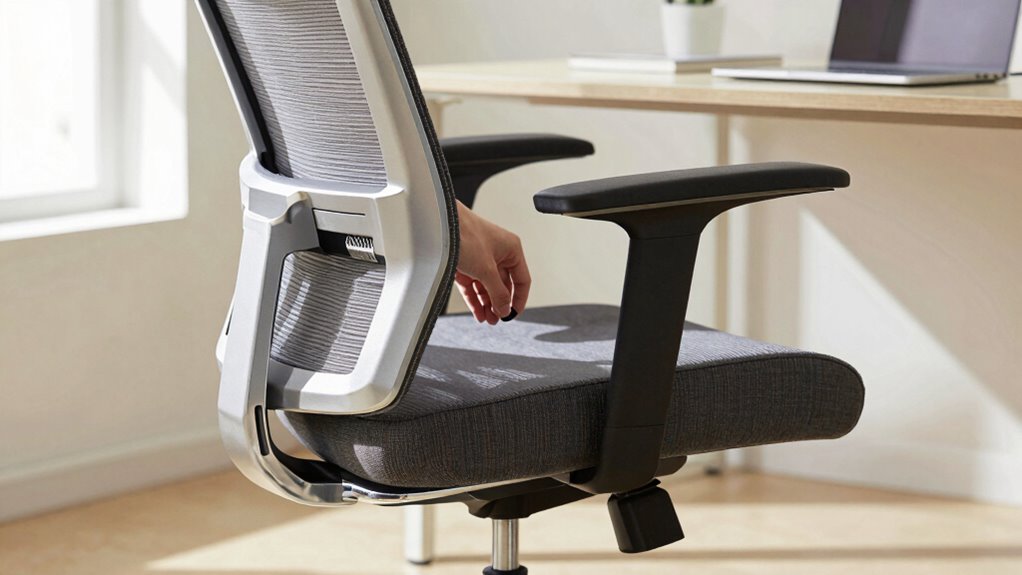 adjust lumbar and seat height