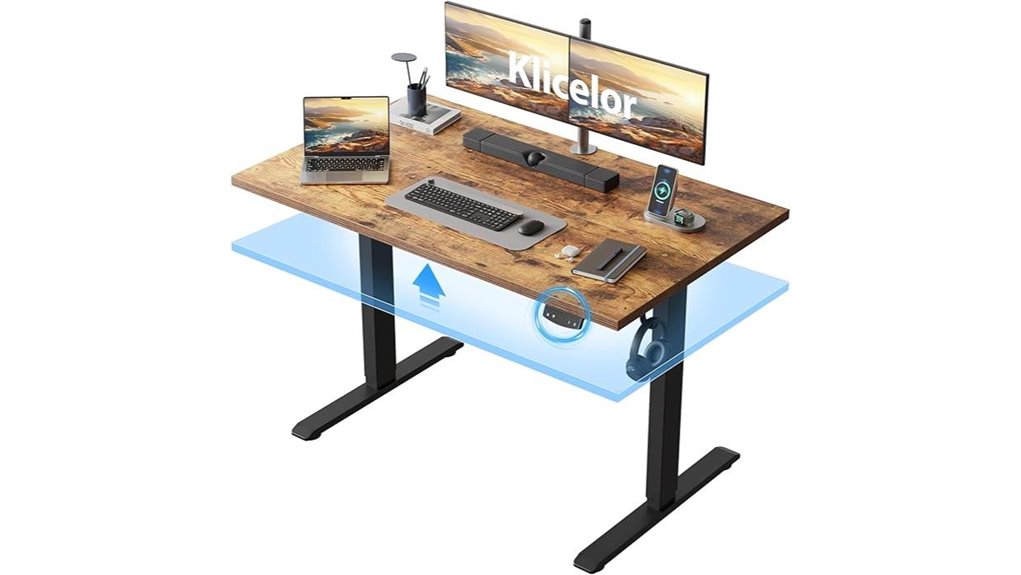 adjustable 48 inch desk