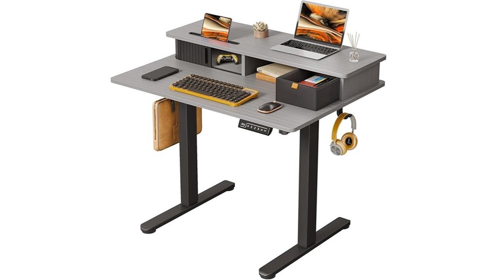 adjustable electric desk
