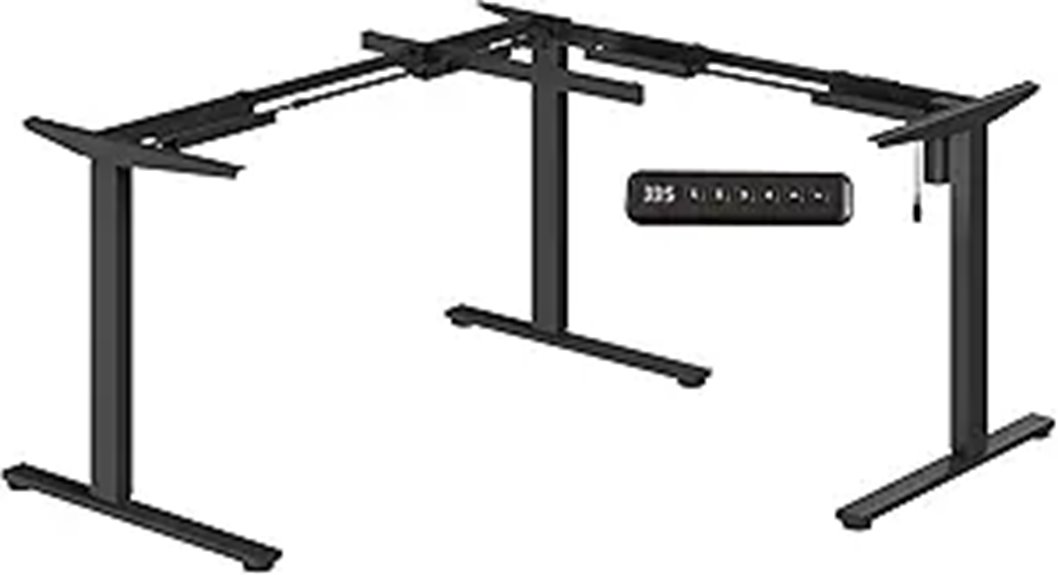 adjustable l shaped desk