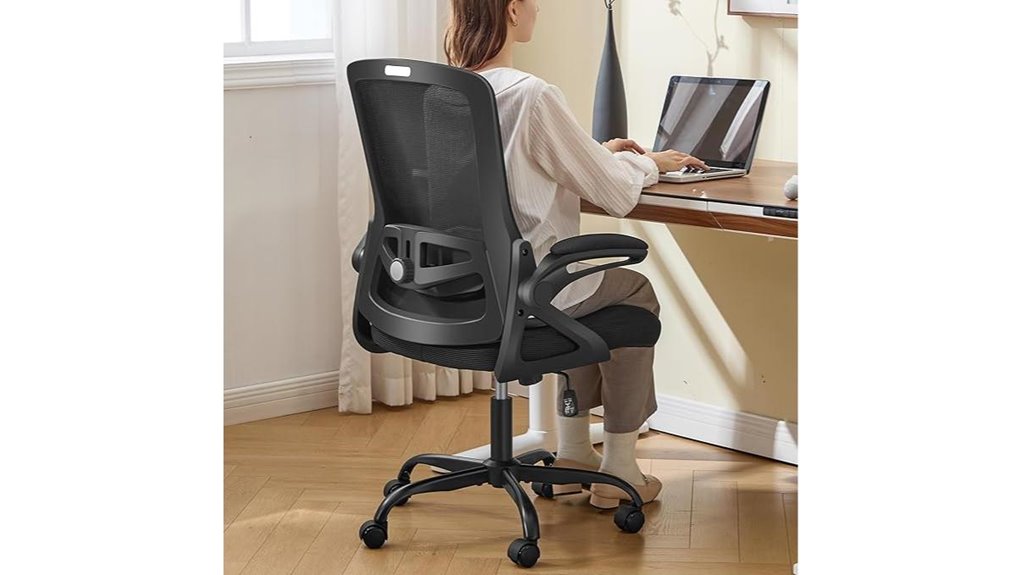 adjustable lumbar mesh chair