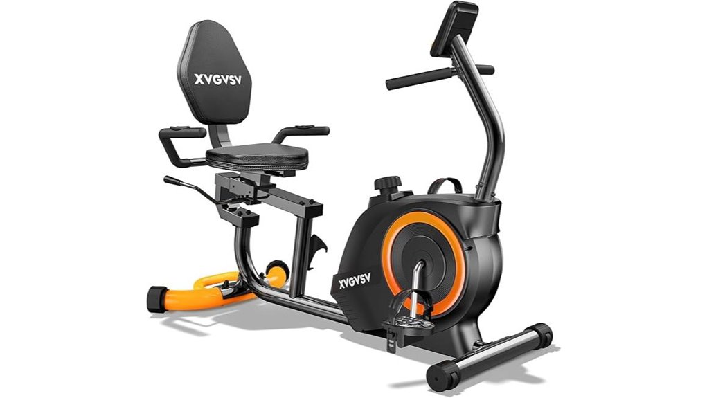 adjustable resistance recumbent bike