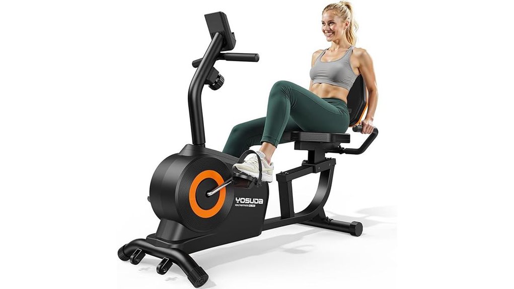 adjustable seat recumbent bike
