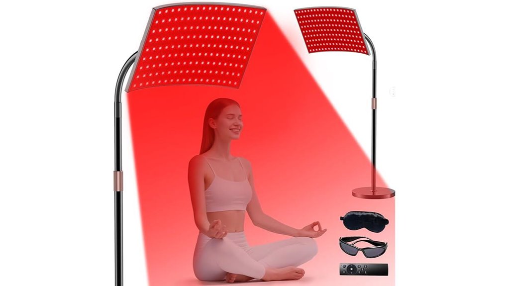 adjustable stand red lamp