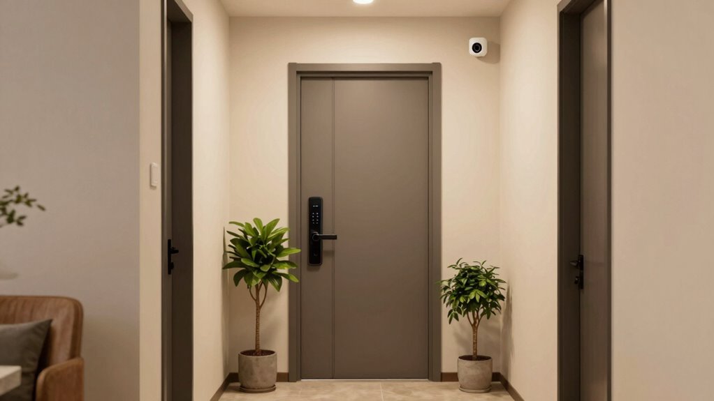 balanced apartment security measures
