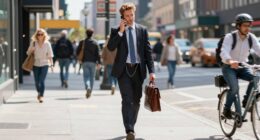 balancing work and walking